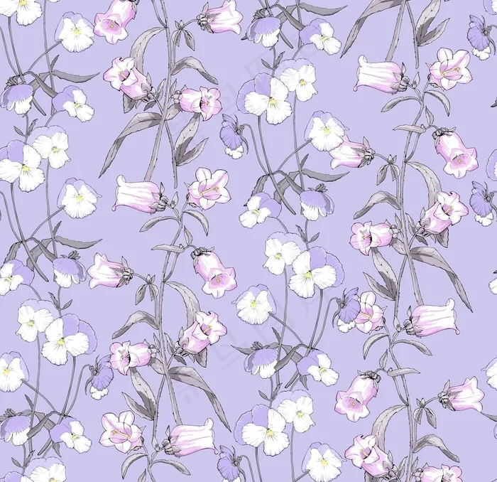 碎花图片eps,ai矢量模版下载