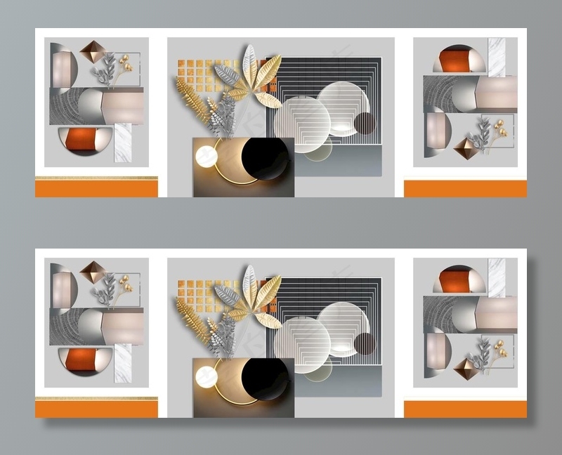 几何装饰画图片