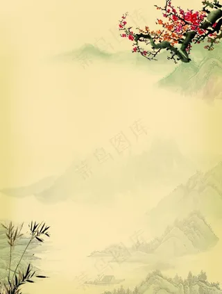 梅花背景图图片