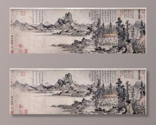 元代赵原陆羽烹茶图日单台北图片