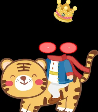 虎宝宝大头贴图片