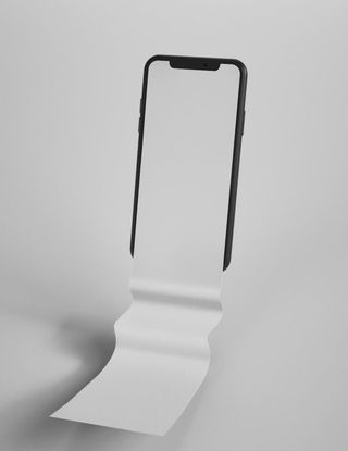 手机卷轴样机图片