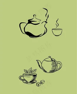 茶杯简笔画图片