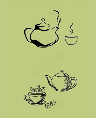 茶杯简笔画图片