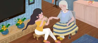 重阳节关爱老人图片