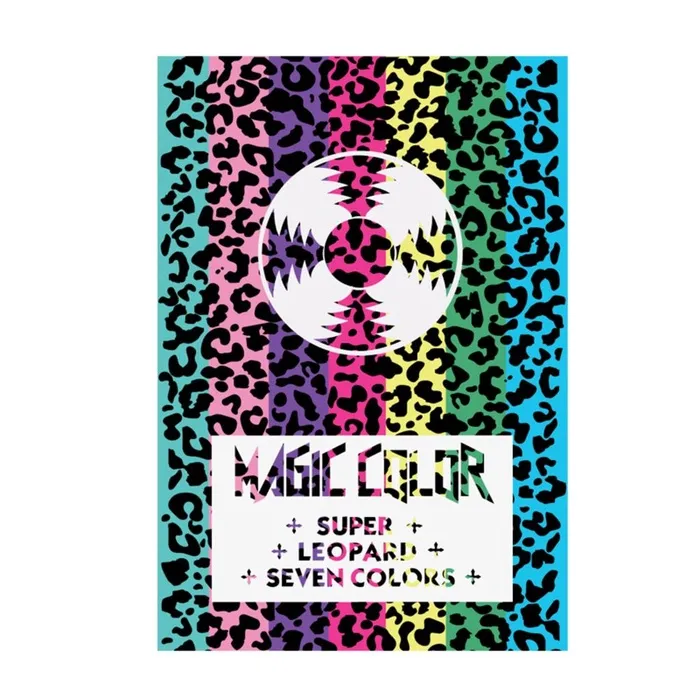 彩色豹纹图片ai矢量模版下载