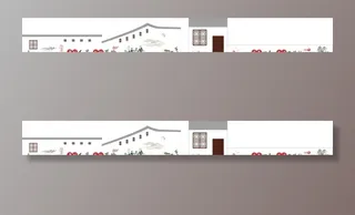 墙绘 乡村 公益 文明 礼仪图片