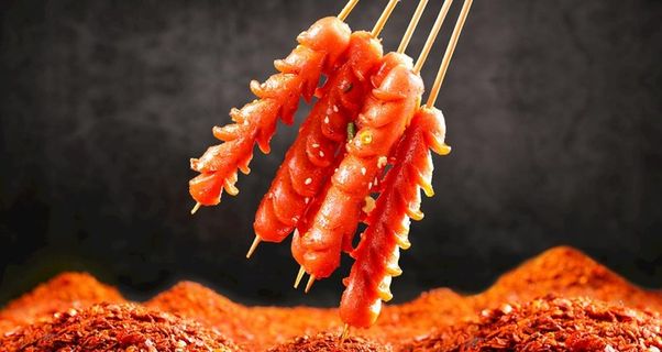 开花火腿肠图片