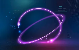 科技背景光效图片