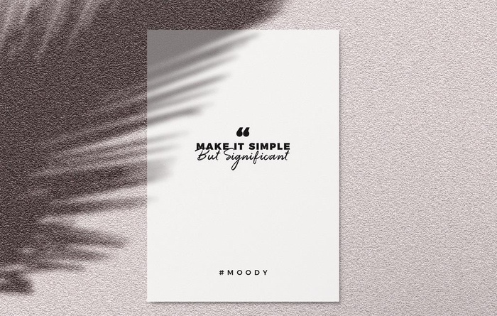 画册单页样机图片