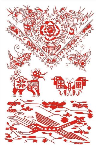 苗族 服饰刺绣纹样图片