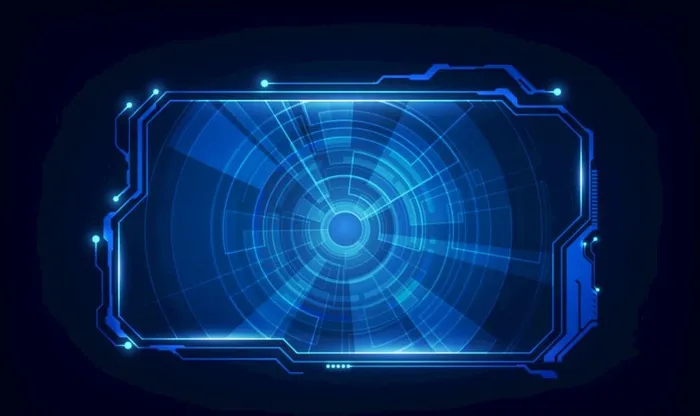 科技类效果边框背景图图片ai矢量模版下载