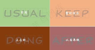 四象限分类桌面图片