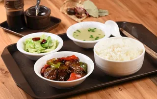 回锅肉套饭  套饭图片