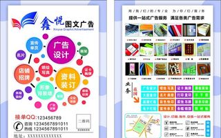 图文店宣传单 图文店DM单图片