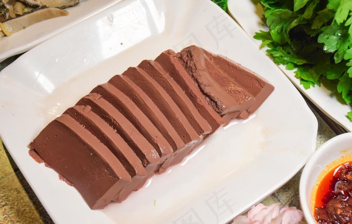 鲜鸭血图片