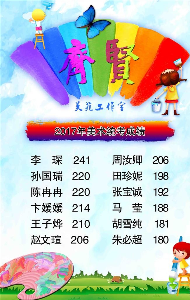 画室海报图片(3543x5315)psd模版下载