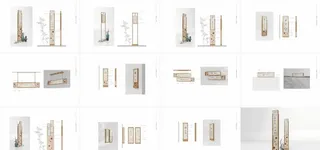 导视设计新中式酒店服务区VI图片