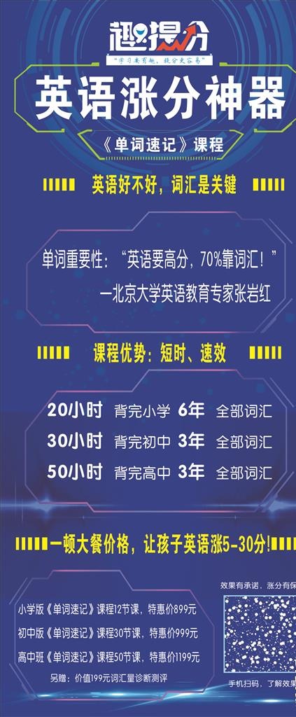 蓝色背景展架图片cdr矢量模版下载