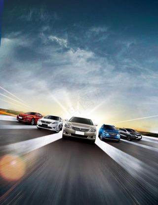 群车阵列汽车广告图片