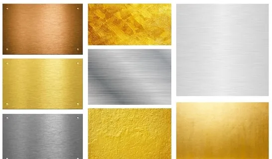 金银金属背景图片