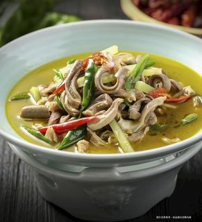 青椒烩猪肚 图片