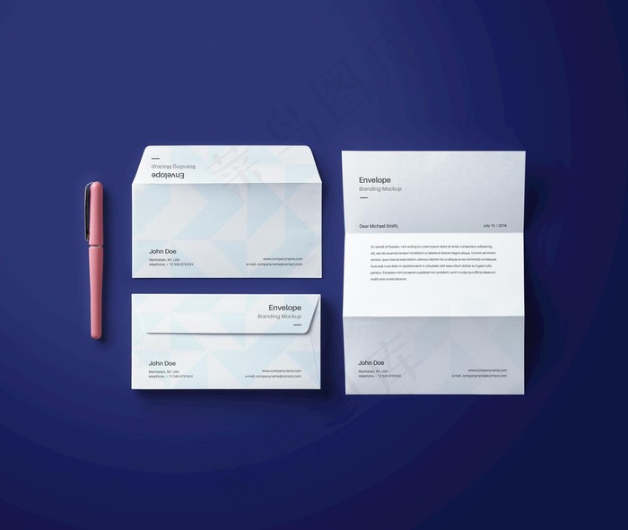 邀请函样机图片