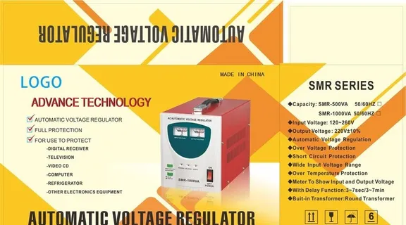 稳压器彩盒包装图片