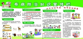 布鲁氏病防治知识宣传栏图片