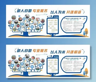 社区文化墙三社联动图片