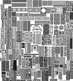 中国风窗格图片