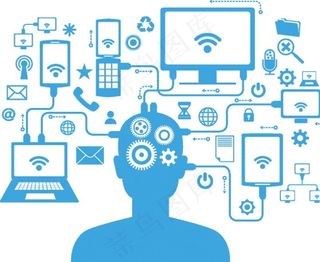 电脑手机矢量图图片