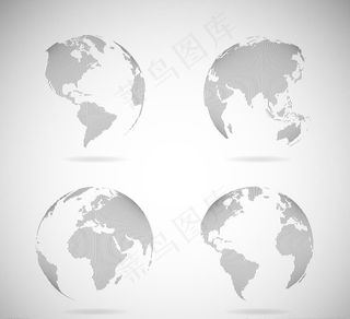 地球设计矢量图片