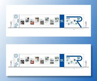 科技文化墙图片