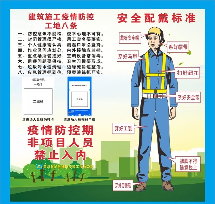 工地安全画图片cdr矢量模版下载