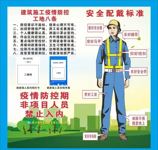 工地安全画图片