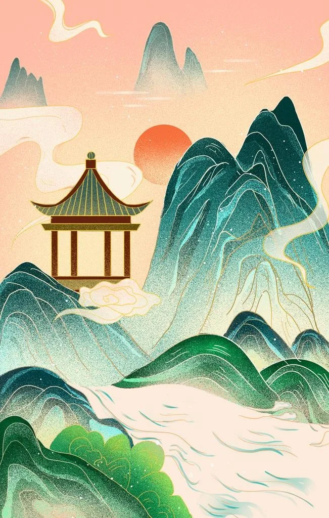 国潮插画图片(1701x2551)psd模版下载