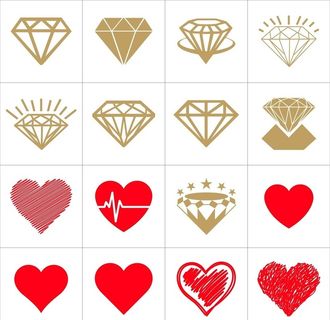 爱心 钻石图片