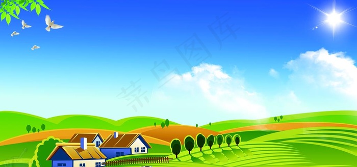 乡村振兴背景图片