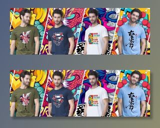 潮流男装手淘海报banner图片