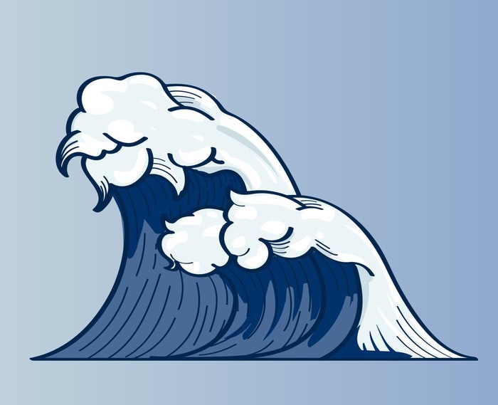 浪花图片