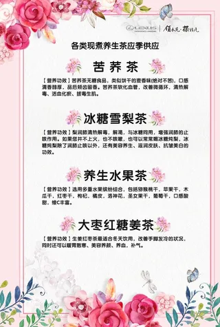 养生花茶介绍图片