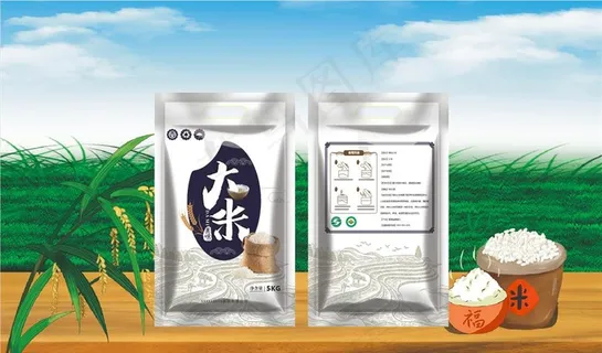 大米包装图片