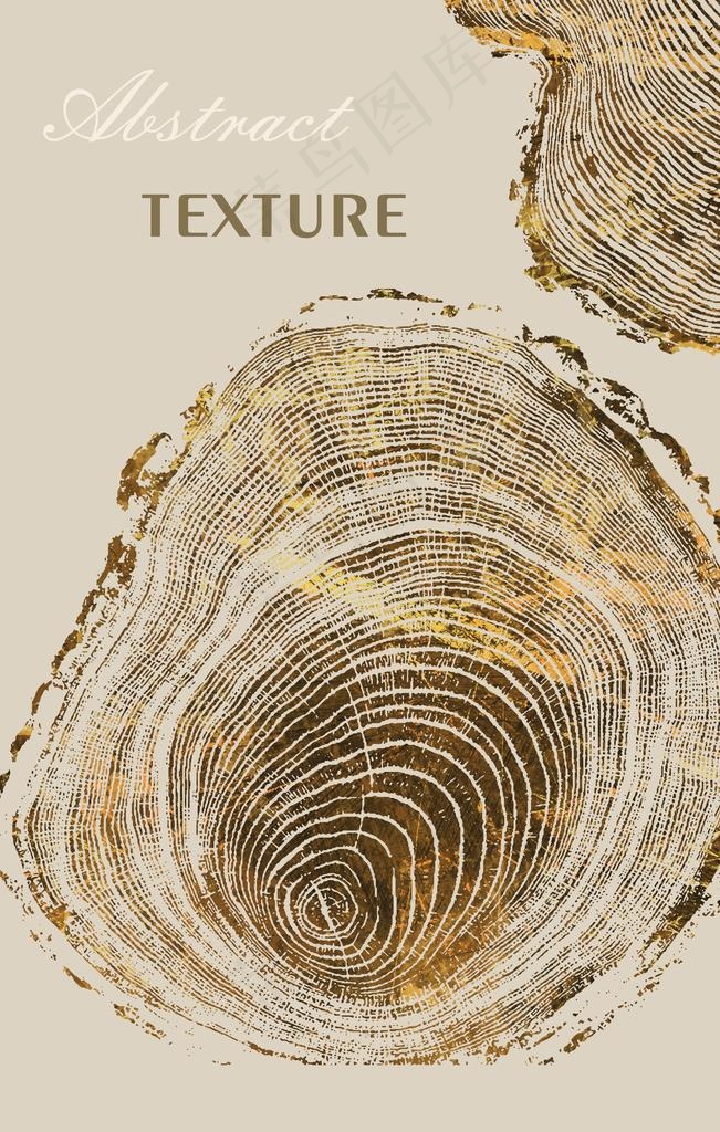 年轮图案装饰画图片