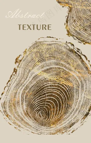 年轮图案装饰画图片