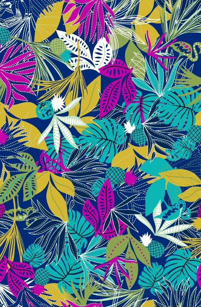 大牌花型 线条定位图片