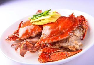 葱姜小白蟹图片