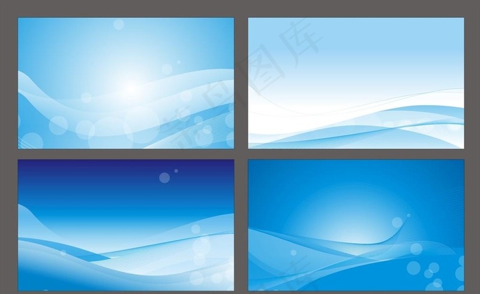 蓝色展板背景图片