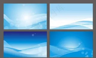 蓝色展板背景图片