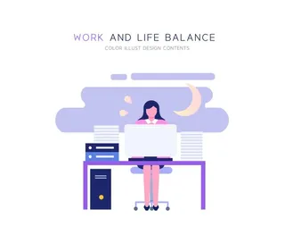 工作生活平衡图片